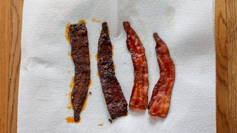Taco bacon vs. non-taco bacon